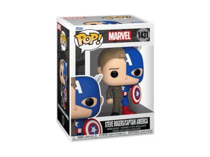 Funko POP! Marvel: Split - Steve Rogers/Captain America
