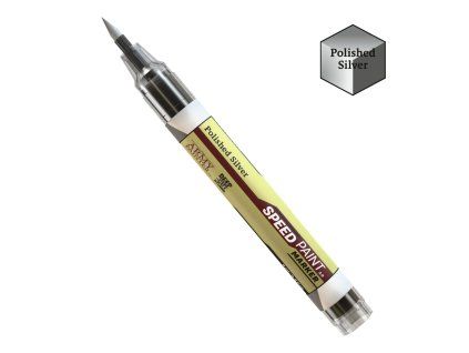 Army Painter - Speedpaint Marker: Polished Silver