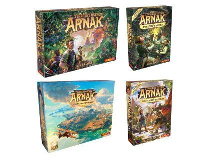 Ztracený ostrov Arnak + Velitelé expedice + Po stopách expedice + Truhlice dobrodružství