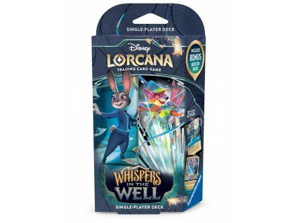 karetni hra lorcana whispers in the well sapphire steel starter deck juddy hopps robin hood dupl 900w