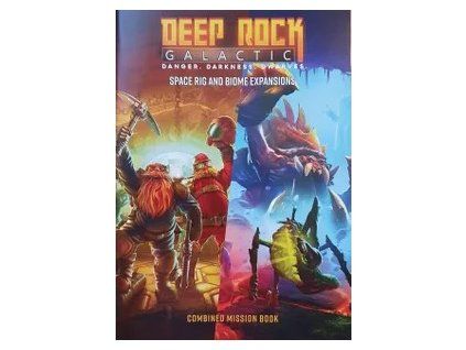 Deep Rock Galactic: The Board Game – Space Rig and Biome Expansions: Combined Mission Book
