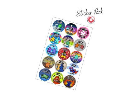 Samolepky pro hráče sada 1  (Gamer Stickers)