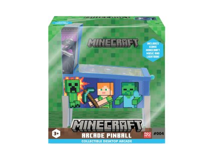 0173134 mini arcade pinball minecraft alex vs zombie