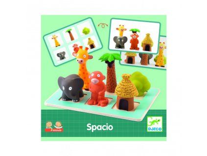 Djeco - Eduludo s prostorovými zvířátky