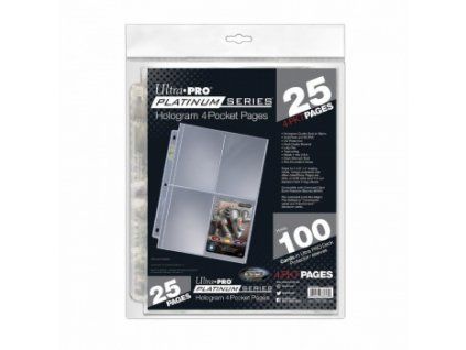 Ultra Pro - UP - Platinum Series 4-Pocket Page