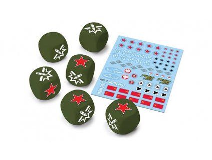 Gale Force Nine - World of Tanks Miniatures Game - U.S.S.R Dice and Decals