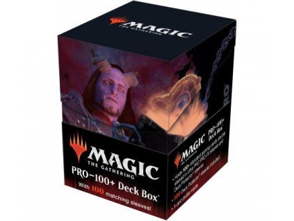 Ultra Pro - UltraPro Deck Box 100+ Commander Adventures in the Forgotten Realms + 100ct sleeves V3 for Magic: The Gathering