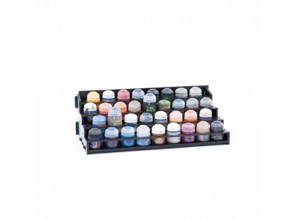 Kraken Wargames - Kraken Wargames Black Paint Rack: Farbregal Top (Citadel)