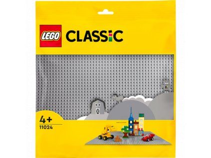 LEGO Gray Baseplate 11024
