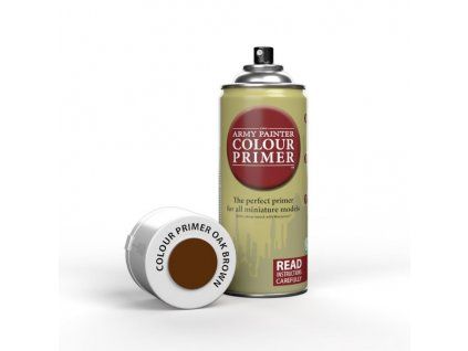 Army Painter Primer: Oak Brown Spray (400ml)