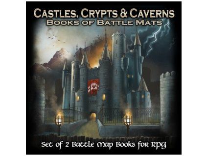 Castles Crypts and Caverns Books of Battle Mats