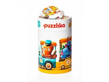Vlak 94 cm - naučné puzzle 20 dílků