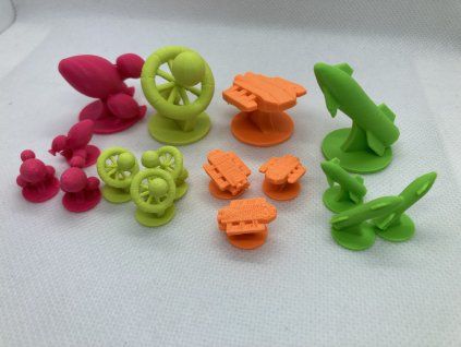 Hvězdní kapitáni - 3D žetony lodí  (Starship Captains - 3D starship tokens)
