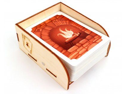 Wooden card sorter - large