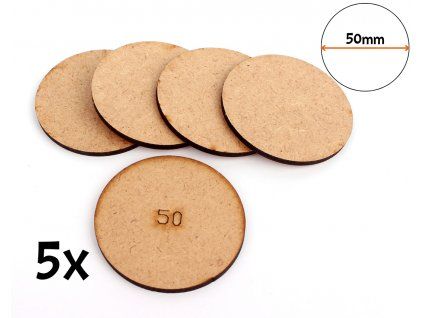 Round bases - 50mm