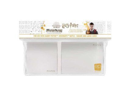 harry potter hogwarts battle square and large card sleeves 135 count