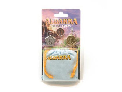 metal coins blue