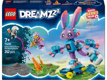 LEGO® DREAMZzz™ Izzie a herní králíček Bunchurro 71490