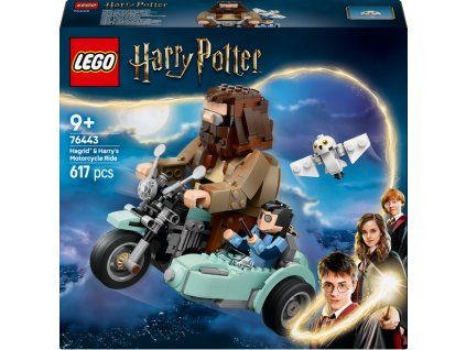 LEGO® Harry Potter™ Hagrid™ a Harry na motorce 76443