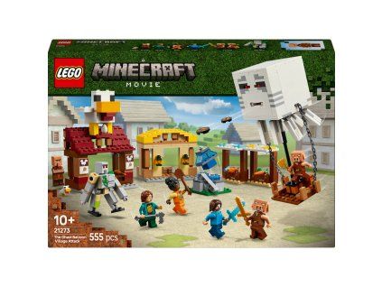 LEGO® Minecraft® Balón v podobě ďasa a útok na vesnici 21273