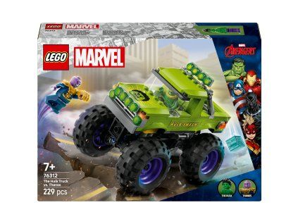 LEGO® Marvel Hulkův truck vs. Thanos 76312