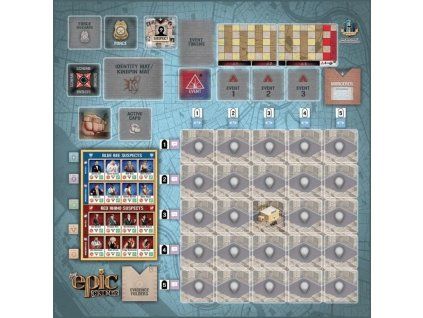 Tiny Epic Crimes: Game Mat