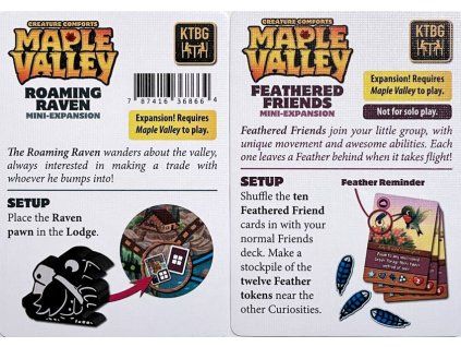 Maple Valley: Roaming Raven and Feathered Friends Mini-Expansions