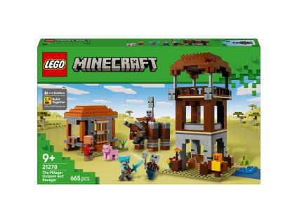 LEGO® Minecraft® Základna plenitelů a Ničitel 21278  THE PILLAGER OUTPOST AND RAVAGER