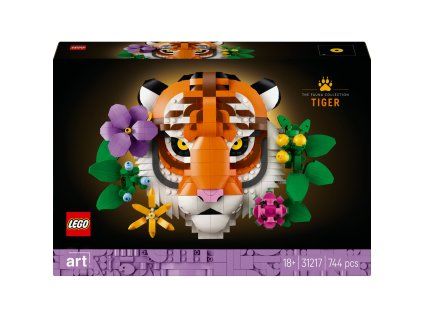 LEGO® Art Kolekce zvířat – Tygr 31217  THE FAUNA COLLECTION - TIGER