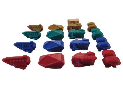 Bitevní lodě do hry Duna: Impérium - Zvýhodněný SET 8 kusů insert MitroCZECH organizer BoardGameHolic