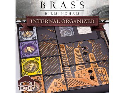 Brass: Birmingham -  insert MitroCZECH organizer BoardGameHolic