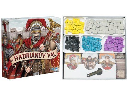 Hadriánův val  insert MitroCZECH organizer BoardGameHolic