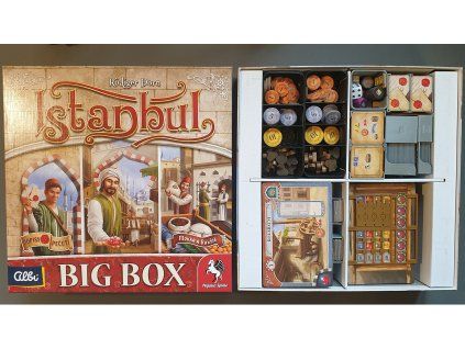 Istanbul Big Box -  insert MitroCZECH organizer BoardGameHolic