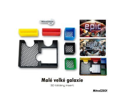 Malé velké galaxie  insert MitroCZECH organizer BoardGameHolic