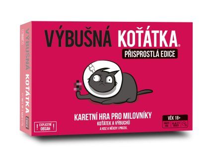 Exploding kittens NSFW pink vizualizace