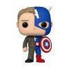 Funko POP! Marvel: Split - Steve Rogers/Captain America