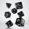 Q-Workshop - Classic RPG Dice Set (7 dice) černá/bílá