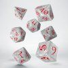 Q-Workshop - Classic RPG Dice Set (7 dice) perleťová/červená