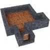 WizKids - WarLock Tiles: Expansion Pack - 1 in. Dungeon Straight Walls