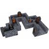 WizKids - WarLock Tiles: Expansion Pack - 1 in. Dungeon Straight Walls