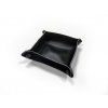 Foldable leatherette bowl padded with microfiber 10 x 10 cm  (more colours)