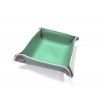 Foldable leatherette bowl padded with microfiber 10 x 10 cm  (more colours)