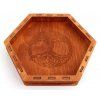 Dice Tray - Wooden Stained (Tree)