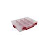 ideal box xl transparentni cervena