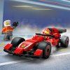 LEGO® City Zastávka v boxech F1® a personál s vozem Ferrari 60443